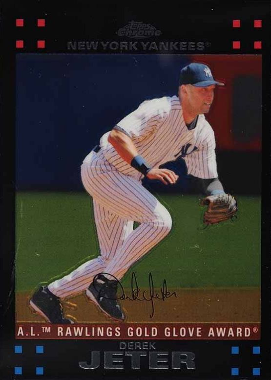 2007 Topps Chrome Derek Jeter #260 Baseball Card