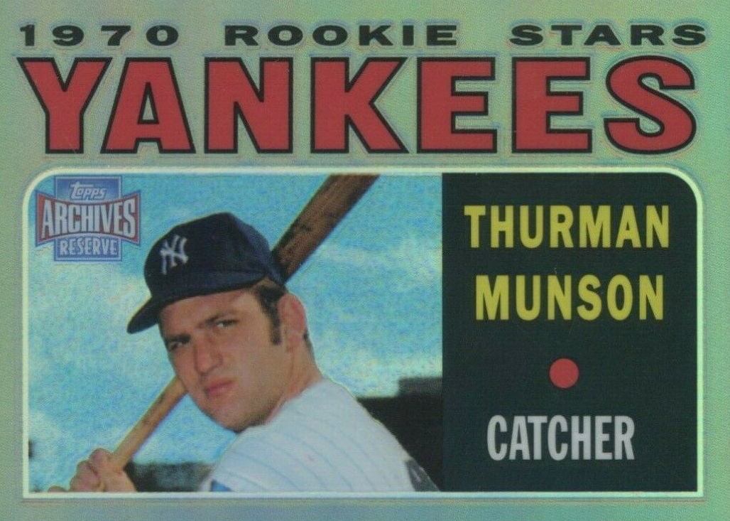 2001 Topps Archives Reserve Thurman Munson #58 Baseball Card