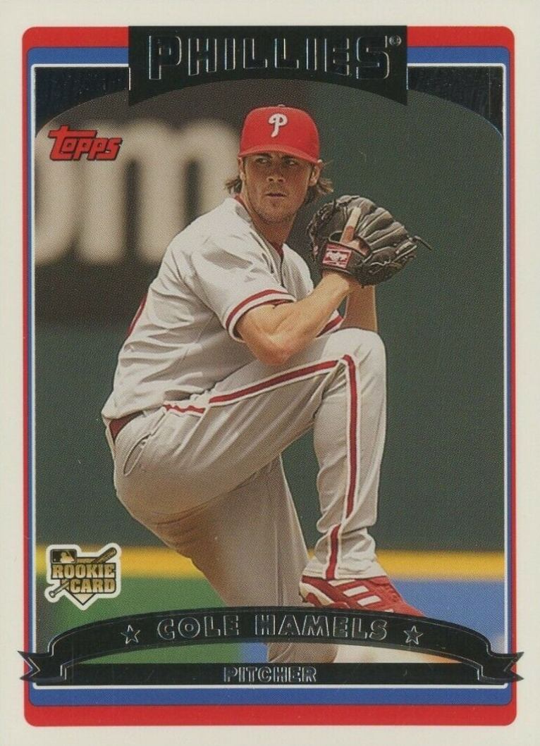 2006 Topps Updates & Highlights Cole Hamels #UH145 Baseball Card