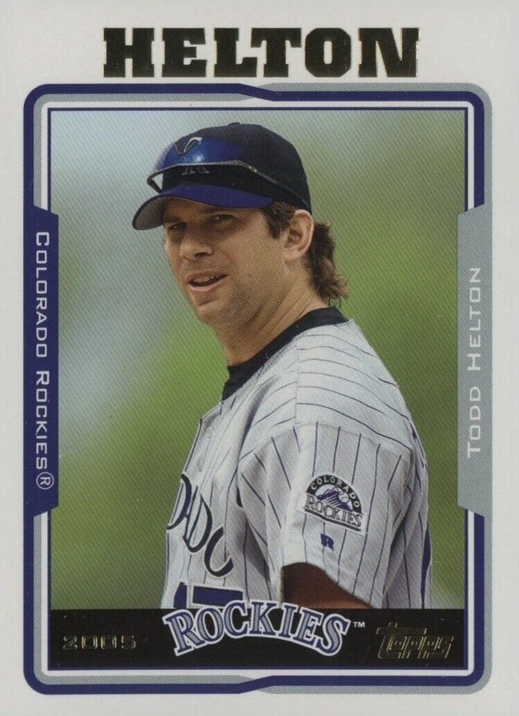 2005 Topps  Todd Helton #385 Baseball Card