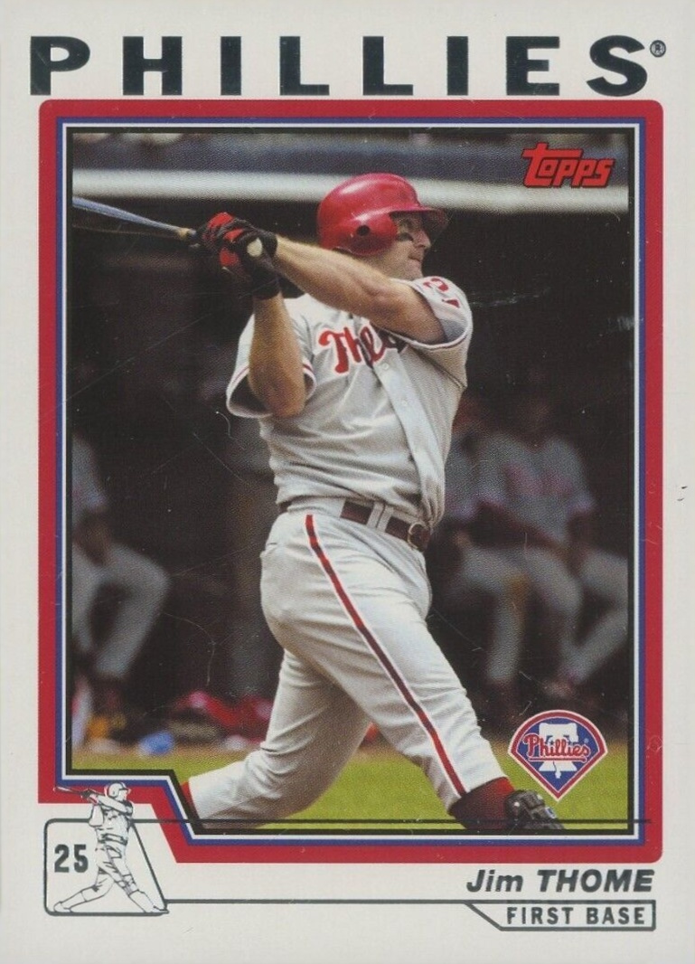 2004 Topps  Jim Thome #1 Baseball Card
