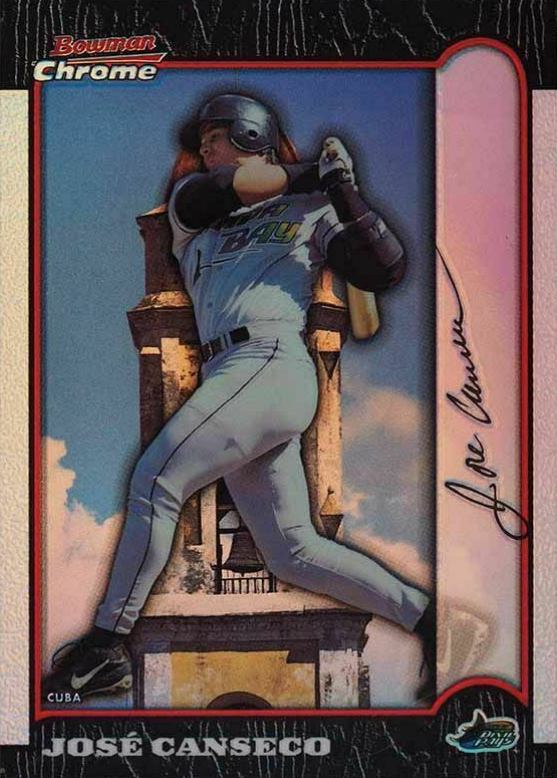 1999 Bowman Chrome International Jose Canseco #266 Baseball Card