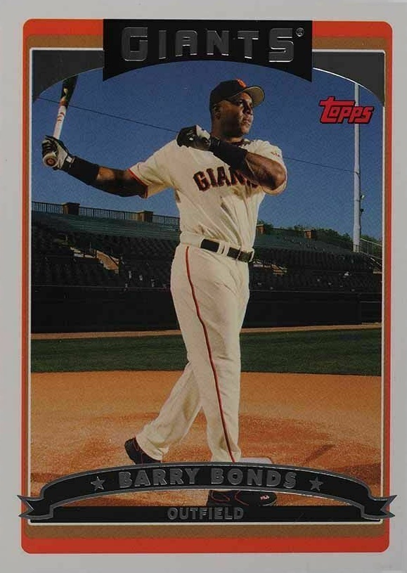 2006 Topps Barry Bonds #100 Baseball Card