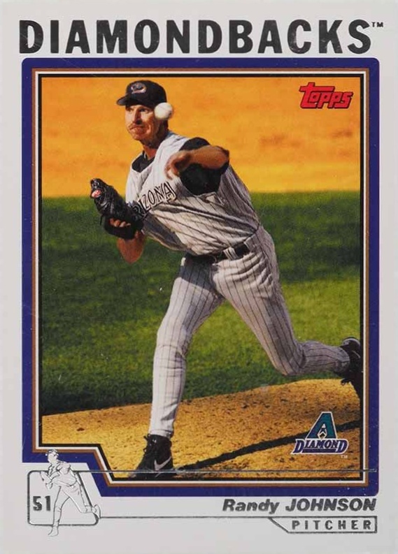 2004 Topps  Randy Johnson #450 Baseball Card