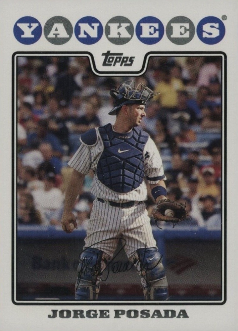 2008 Topps Jorge Posada #297 Baseball Card