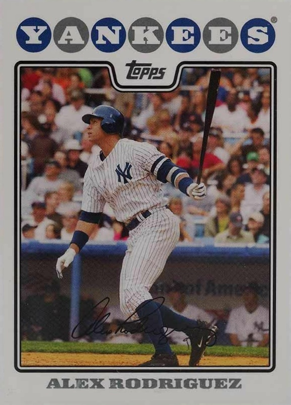 2008 Topps Alex Rodriguez #1 Baseball Card