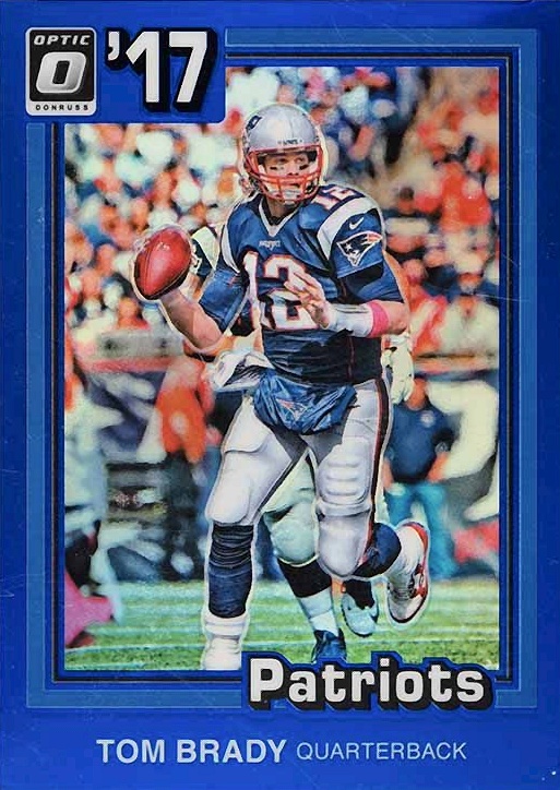 2017 Panini Donruss Optic 1981 Tribute Tom Brady #32 Football Card