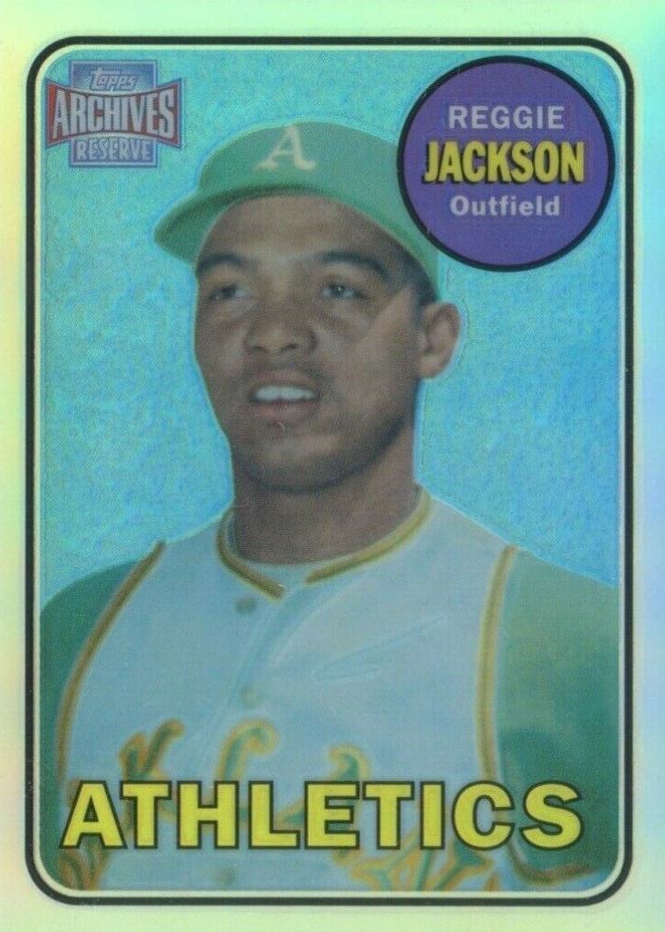 2001 Topps Archives Reserve Reggie Jackson #89 Baseball Card