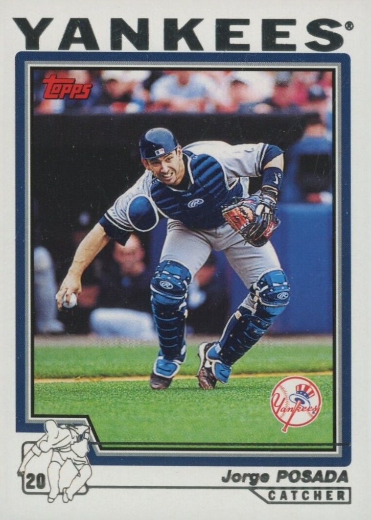 2004 Topps  Jorge Posada #98 Baseball Card
