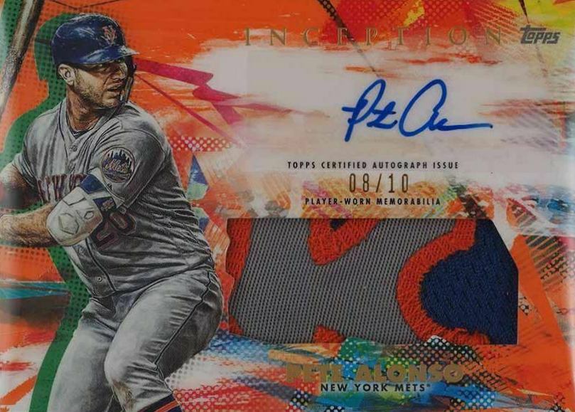 2020 Topps Inception Autograph Patch Pete Alonso #PA Baseball Card