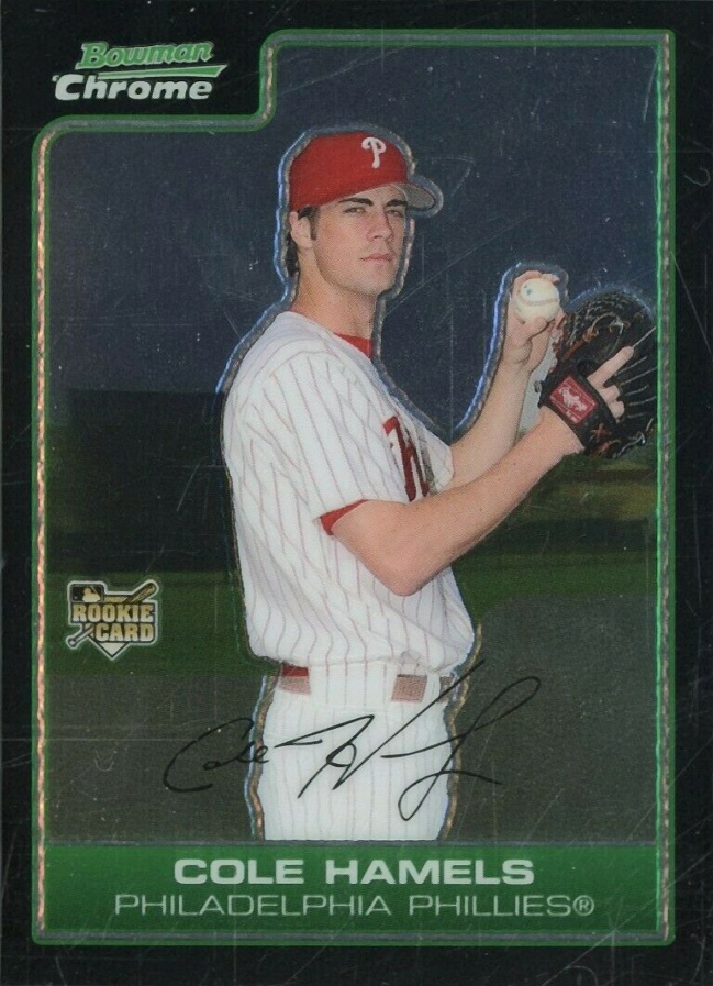 2006 Bowman Chrome Cole Hamels #209 Baseball Card