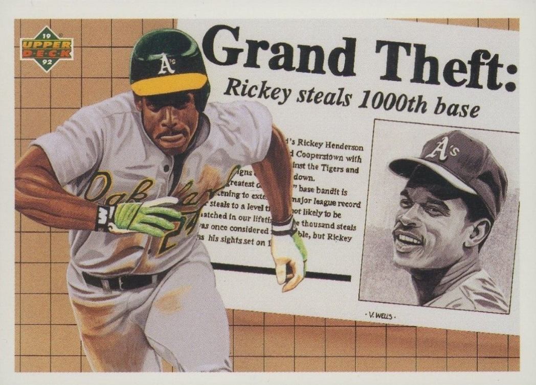 1992 Upper Deck Rickey Henderson #782 Baseball Card