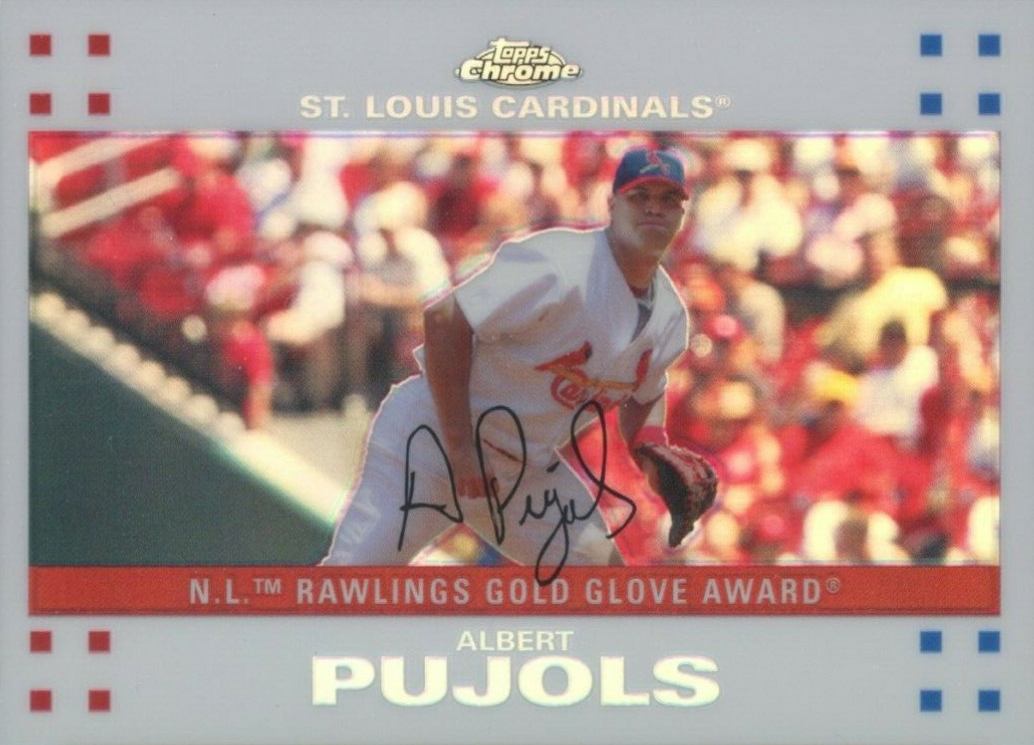 2007 Topps Chrome Albert Pujols #265 Baseball Card