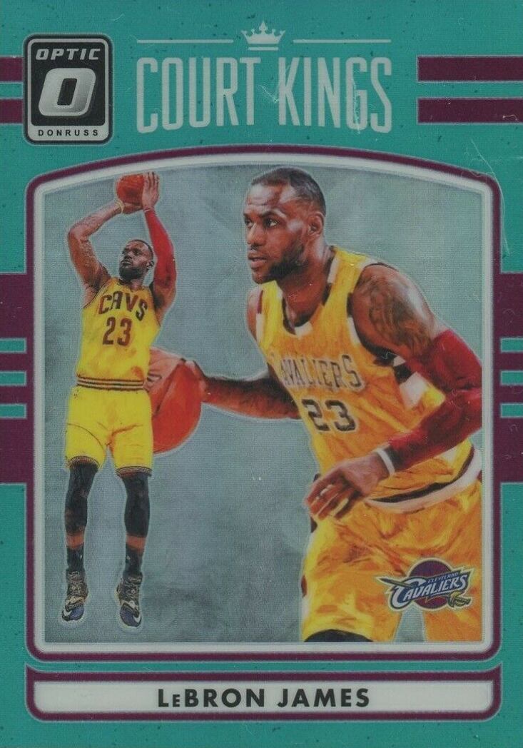 2016 Panini Donruss Optic Court Kings LeBron James #1 Basketball Card