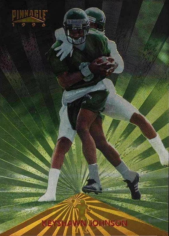 1996 Pinnacle  Keyshawn Johnson #161 Football Card