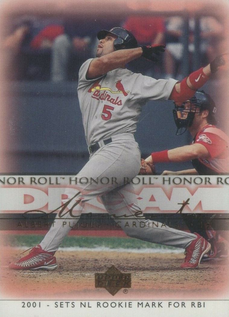 2002 Upper Deck Honor Roll Albert Pujols #38 Baseball Card