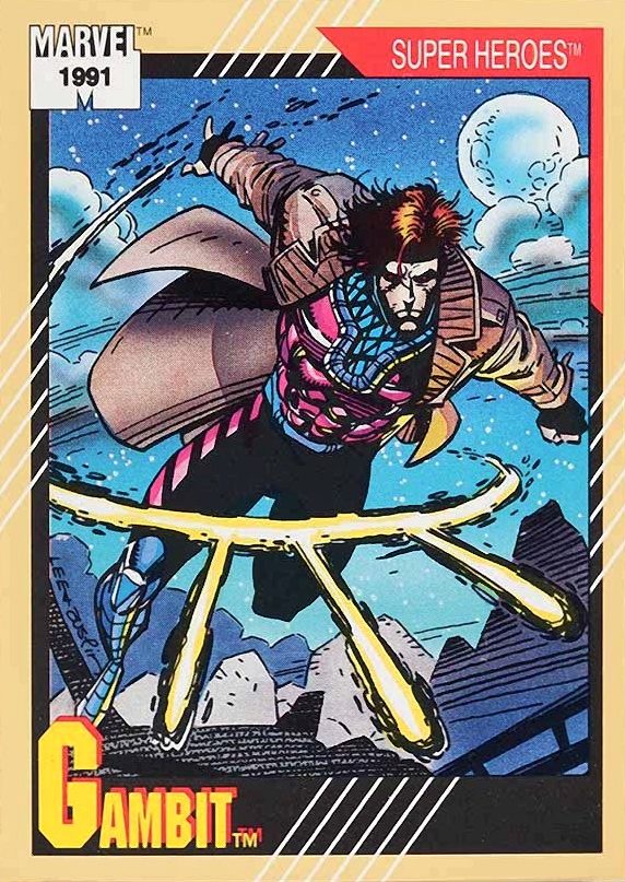 1991 Marvel Universe Gambit #17 Non-Sports Card