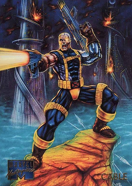 1995 Marvel Masterpieces Cable #15 Non-Sports Card
