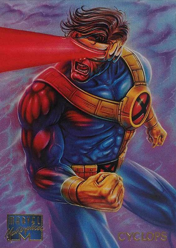 1995 Marvel Masterpieces Cyclops #23 Non-Sports Card