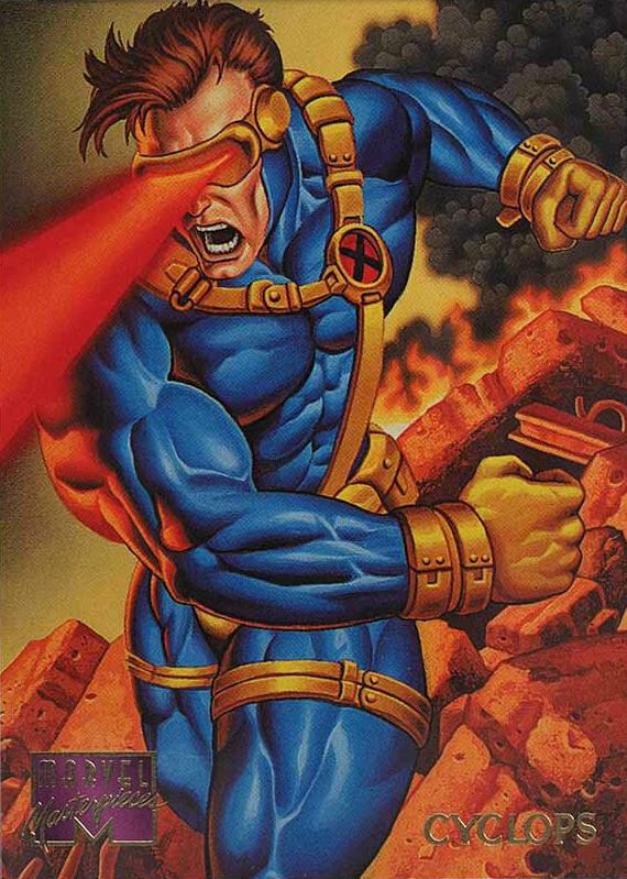 1995 Marvel Masterpieces Cyclops #24 Non-Sports Card