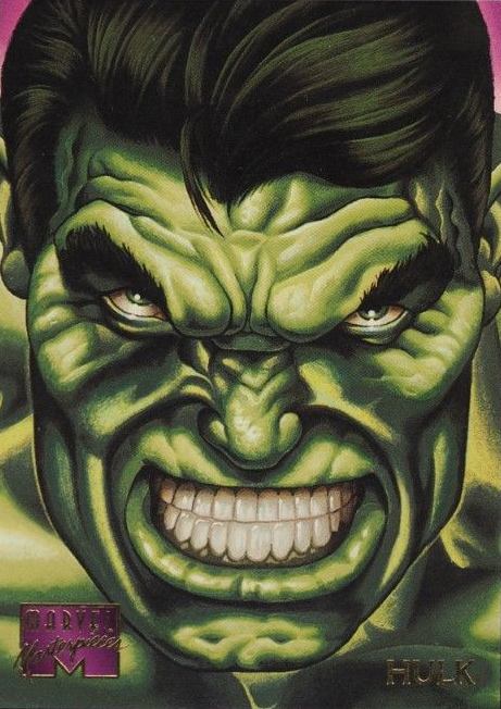 1995 Marvel Masterpieces Hulk #42 Non-Sports Card