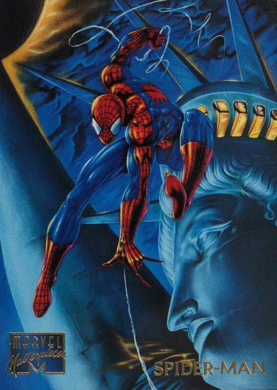 1995 Marvel Masterpieces Spider-Man #93 Non-Sports Card