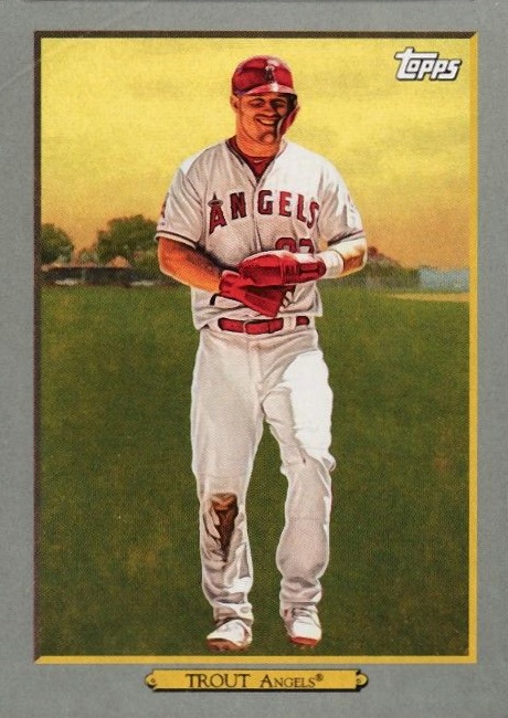 2020 Topps Turkey Red Mike Trout #TR46 Baseball Card