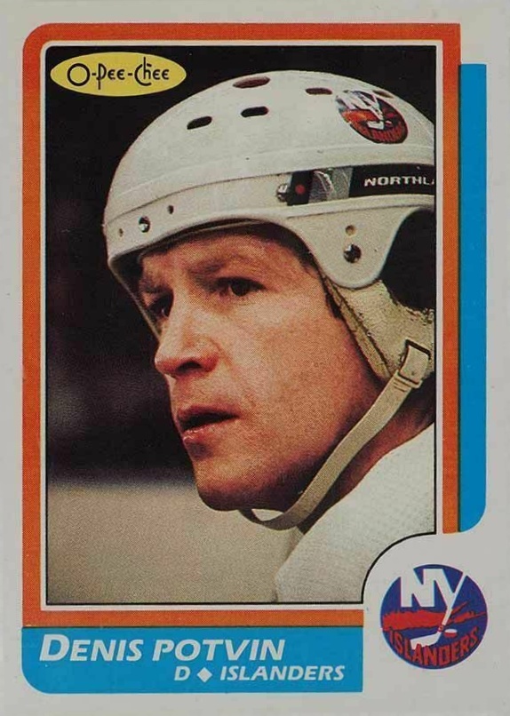 1986 O-Pee-Chee Denis Potvin #129 Hockey Card