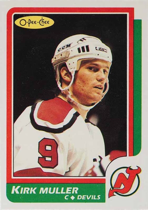1986 O-Pee-Chee Kirk Muller #94 Hockey Card