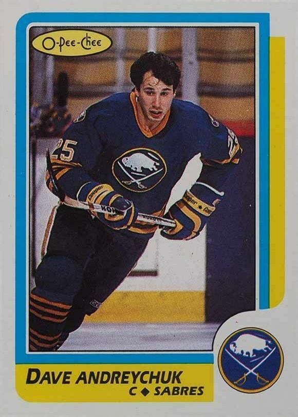 1986 O-Pee-Chee Dave Andreychuk #16 Hockey Card