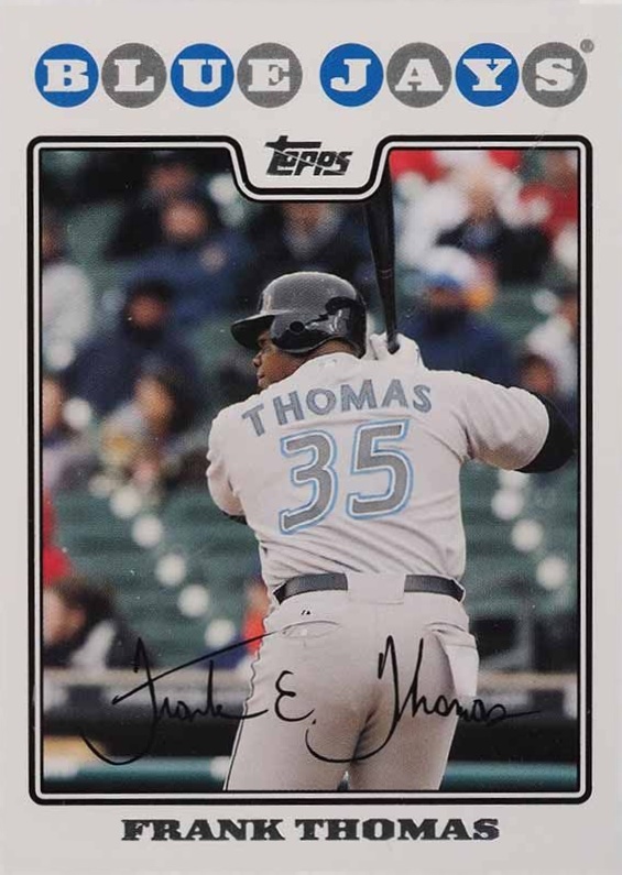 2008 Topps Frank Thomas #650 Baseball Card