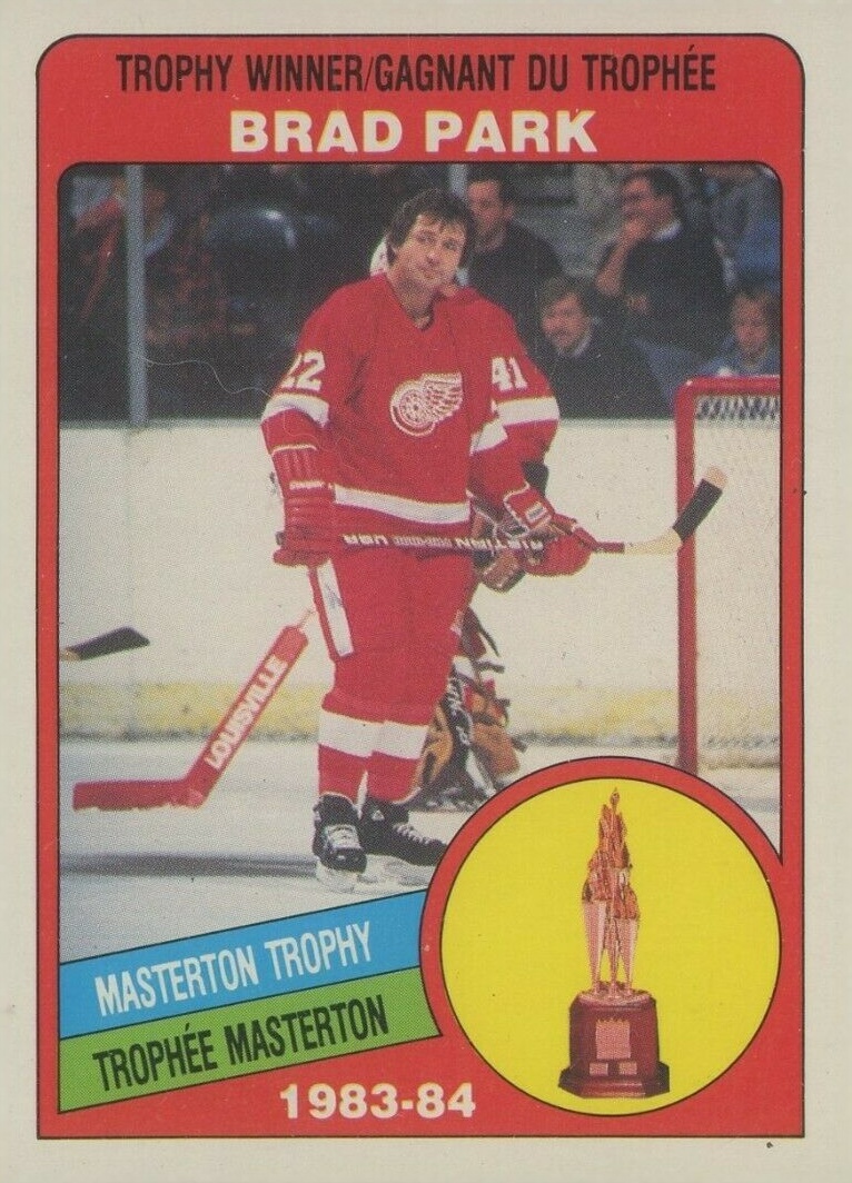 1984 O-Pee-Chee Brad Park #378 Hockey Card