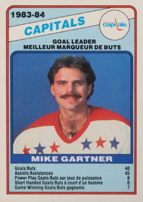 1984 O-Pee-Chee Mike Gartner #370 Hockey Card