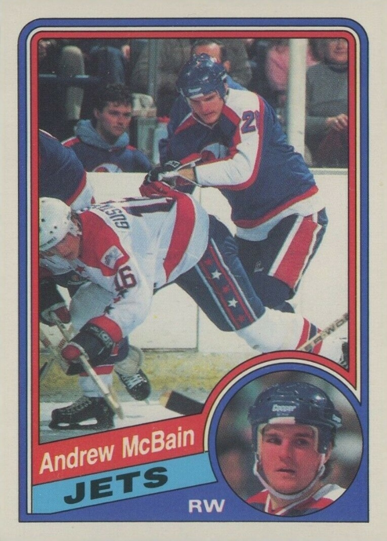 1984 O-Pee-Chee Andrew Mcbain #343 Hockey Card