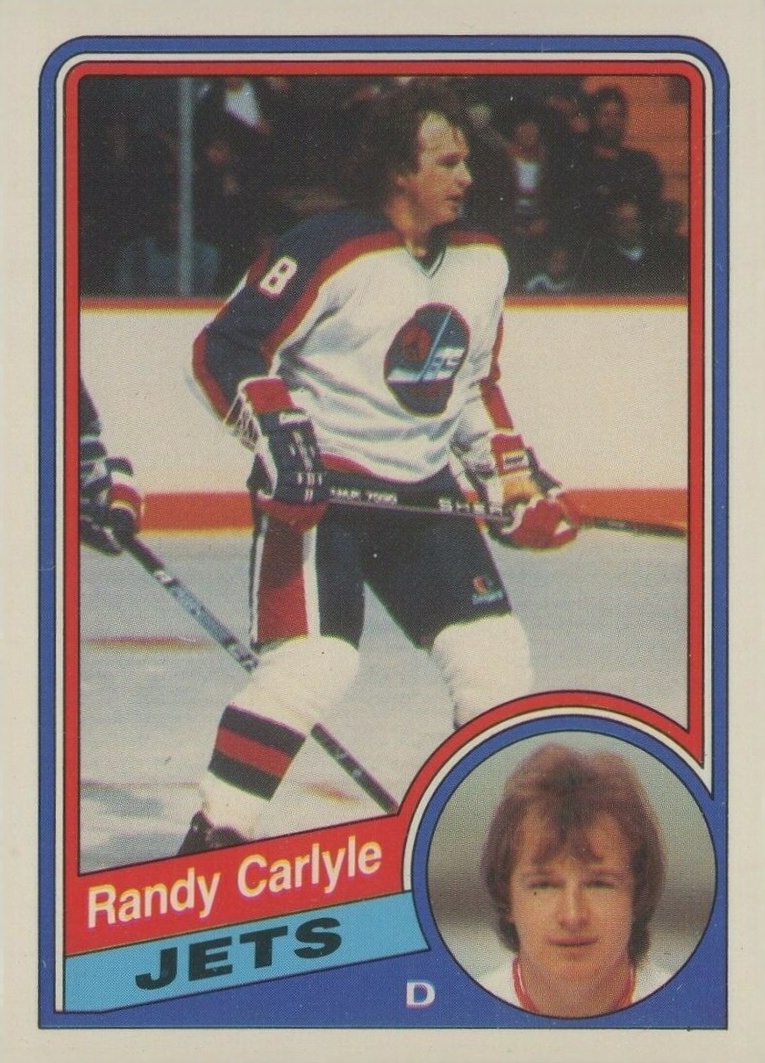 1984 O-Pee-Chee Randy Carlyle #337 Hockey Card