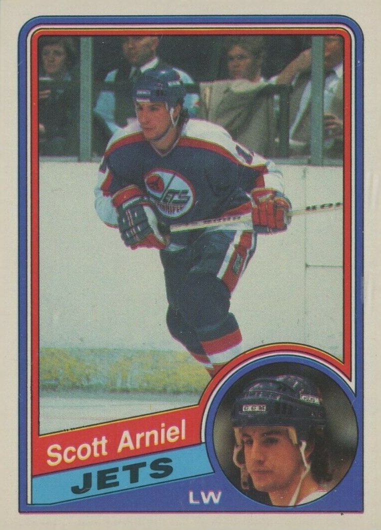 1984 O-Pee-Chee Scott Arniel #333 Hockey Card