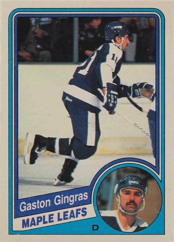 1984 O-Pee-Chee Gaston Gingras #303 Hockey Card