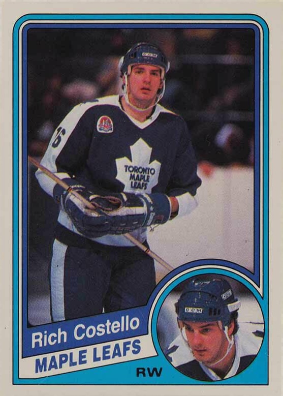 1984 O-Pee-Chee Rich Costello #298 Hockey Card