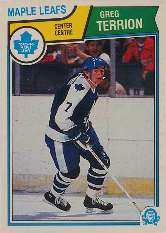 1983 O-Pee-Chee Greg Terrion #342 Hockey Card