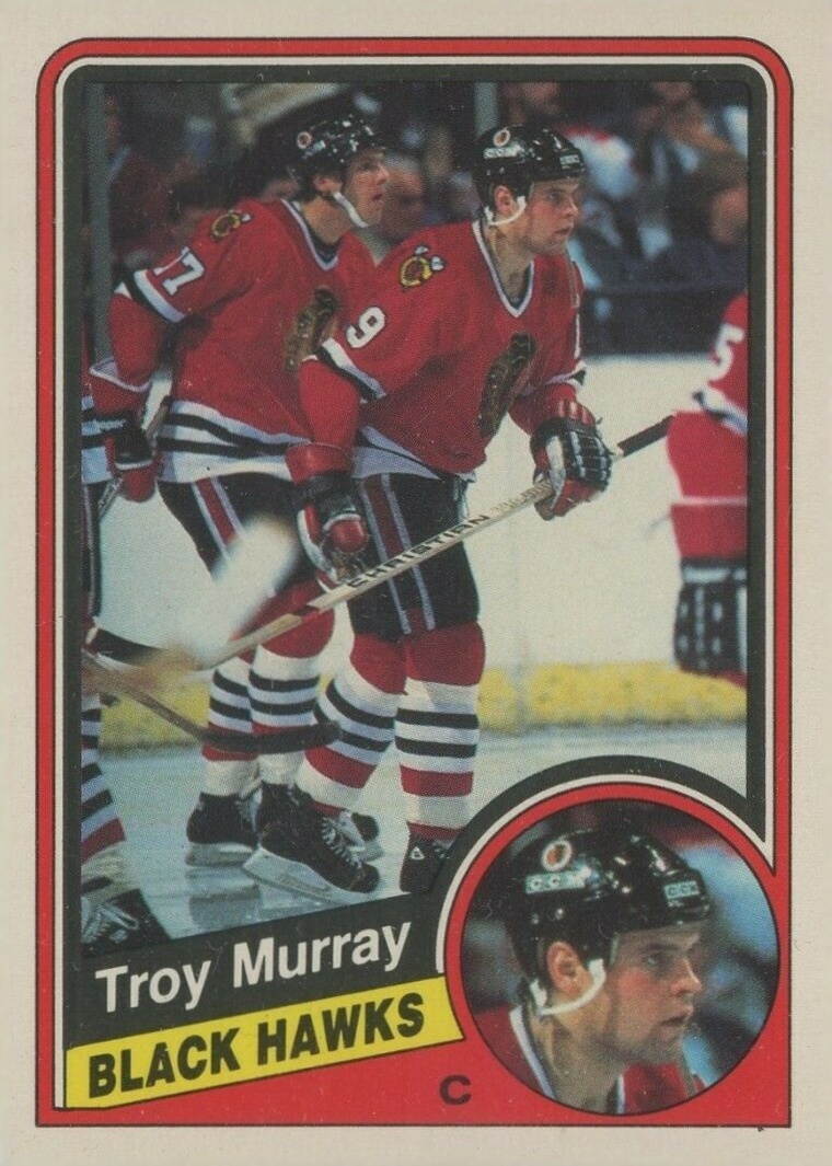1984 O-Pee-Chee Troy Murray #42 Hockey Card