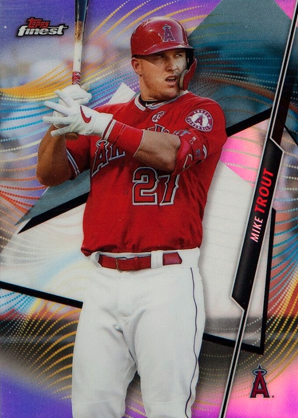 2020 Finest Mike Trout #1 Baseball Card