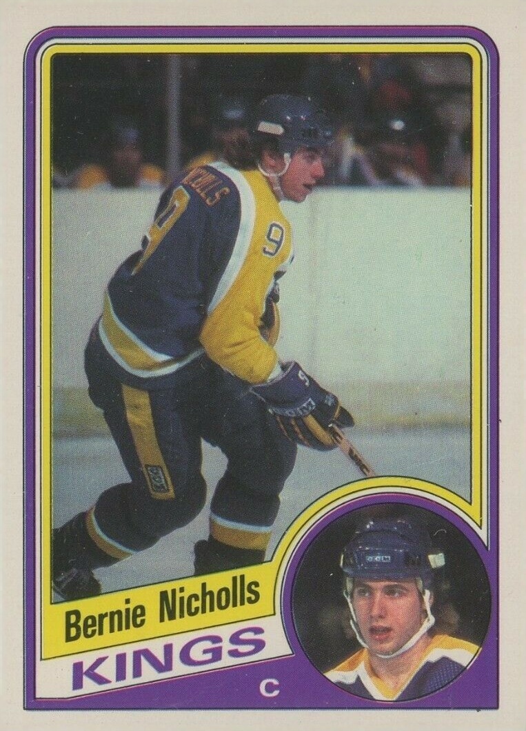 1984 O-Pee-Chee Bernie Nicholls #88 Hockey Card