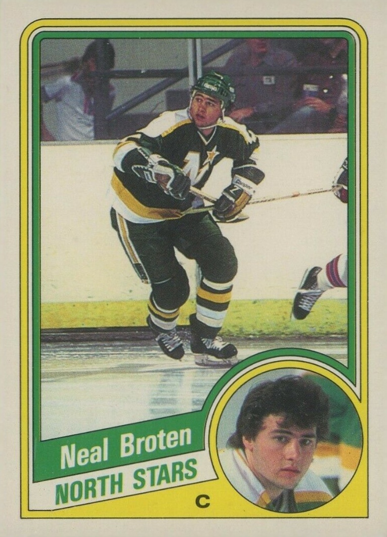  1989-90 O-Pee-Chee #87 Neal Broten Minnesota North