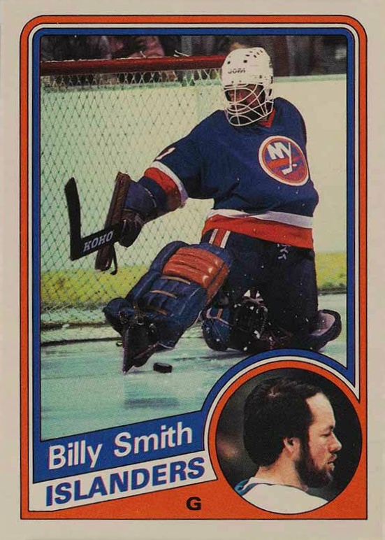 1984 O-Pee-Chee Billy Smith #135 Hockey Card