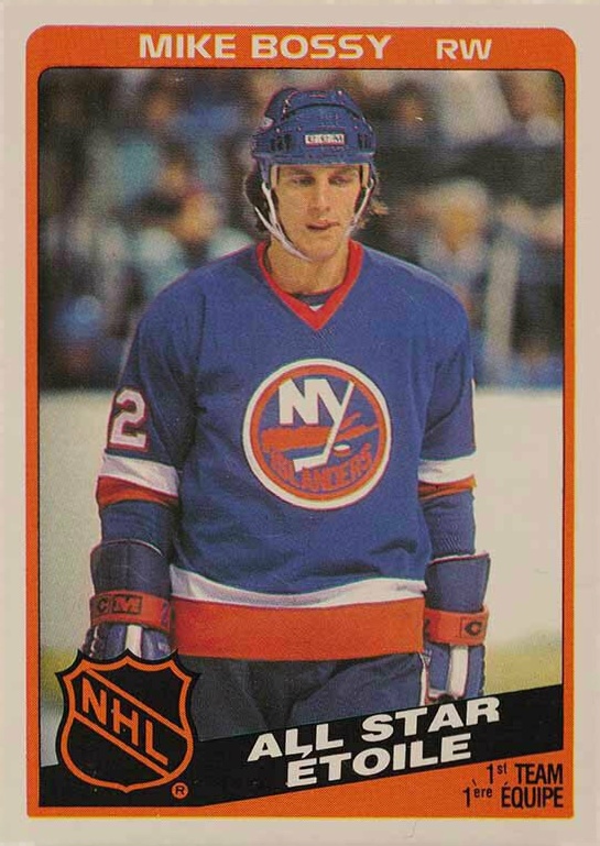 1984 O-Pee-Chee Mike Bossy #209 Hockey Card