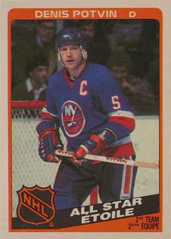 Hockey New York Islanders Chemical Bank 9 3/4x 8 Foil Picture Card Denis  Potvin