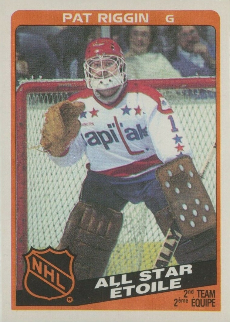 1984 O-Pee-Chee Pat Riggin #218 Hockey Card