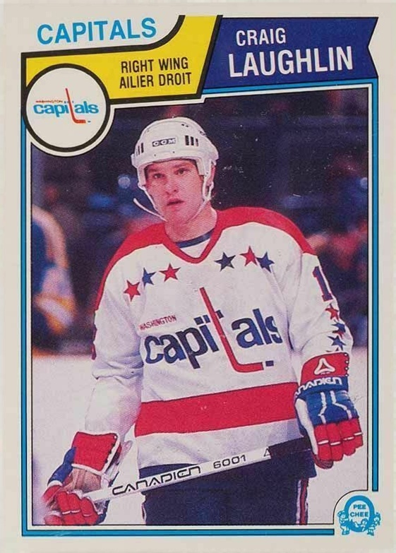 1983 O-Pee-Chee Craig Laughlin #375 Hockey Card