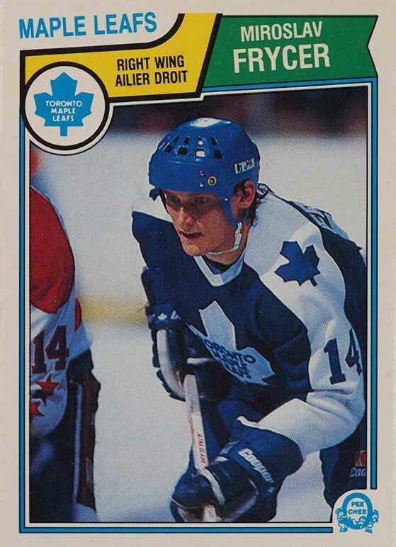 1983 O-Pee-Chee Miroslav Frycer #330 Hockey Card