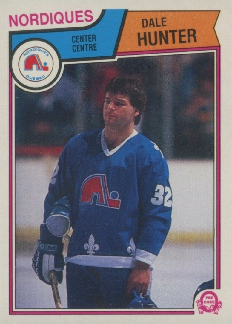 1983 O-Pee-Chee Dale Hunter #293 Hockey Card